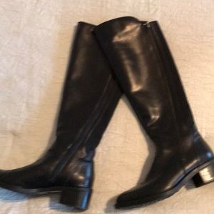Clarks black tall riding boots